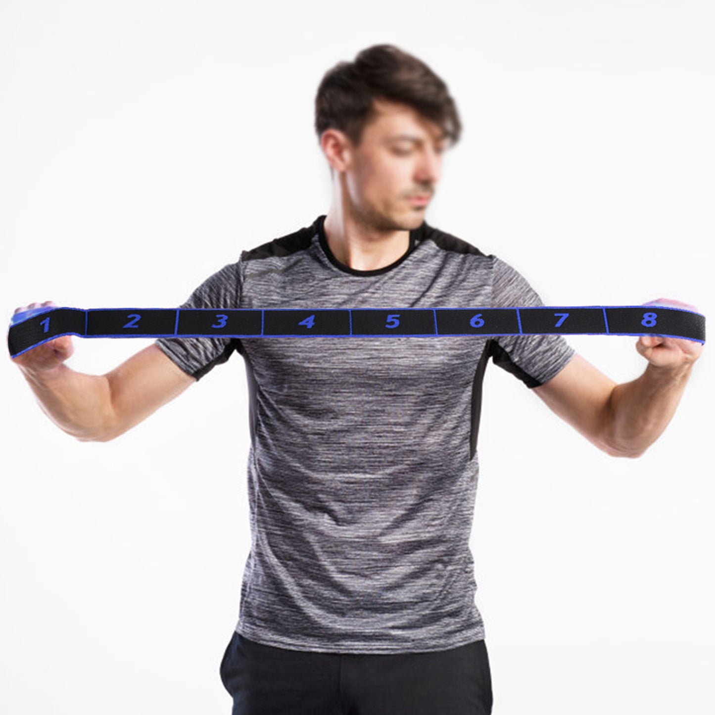 Fitness Elastic Resistance Band – Yoga Sling & Exercise Accessory for Training (Blue)