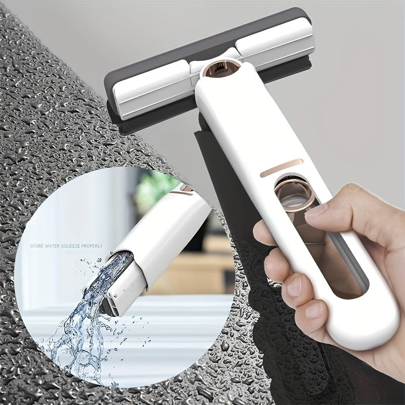 Portable Self-Squeeze Mini Mop – Hand Wash-Free Absorbent Cleaning Tool for Home & Car