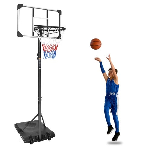 Portable Basketball Goal System – Adjustable Height 5.6 to 7ft, Indoor & Outdoor Use