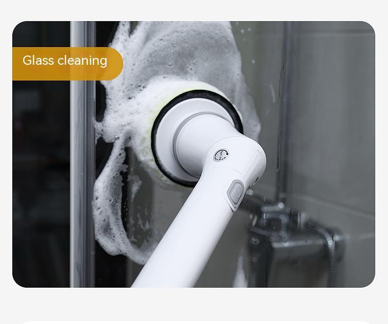 Electric Telescopic Scrubber – Multifunctional Long-Handle Cleaning Brush