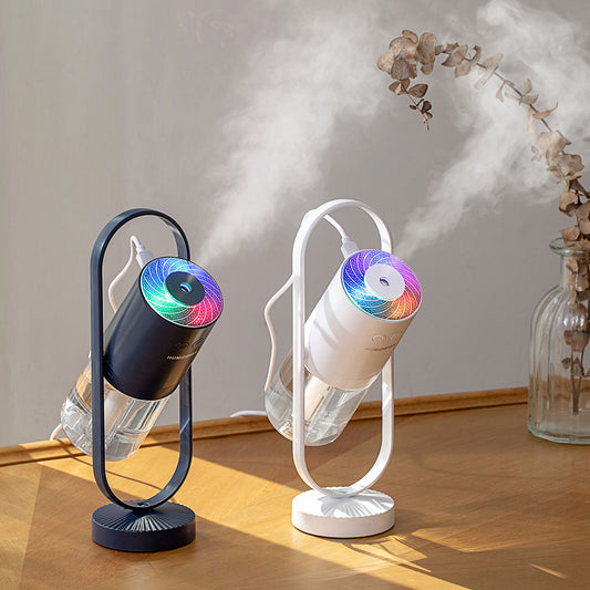 200ml Portable USB Humidifier – Colorful Light & Rechargeable for Home, Office & Car