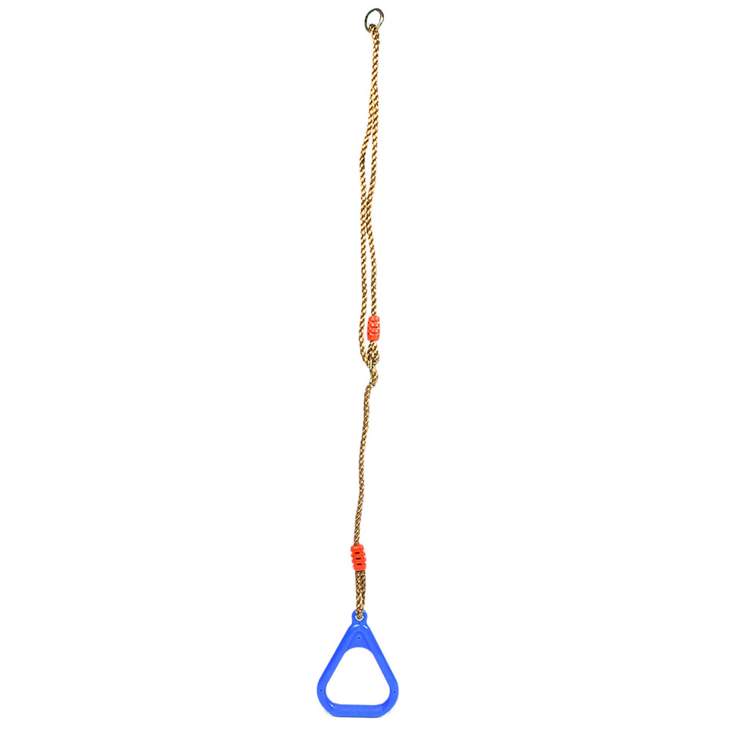 Adjustable Children’s Swing Rings – Blue Hanging Gym Rings with Rope for Fitness & Play