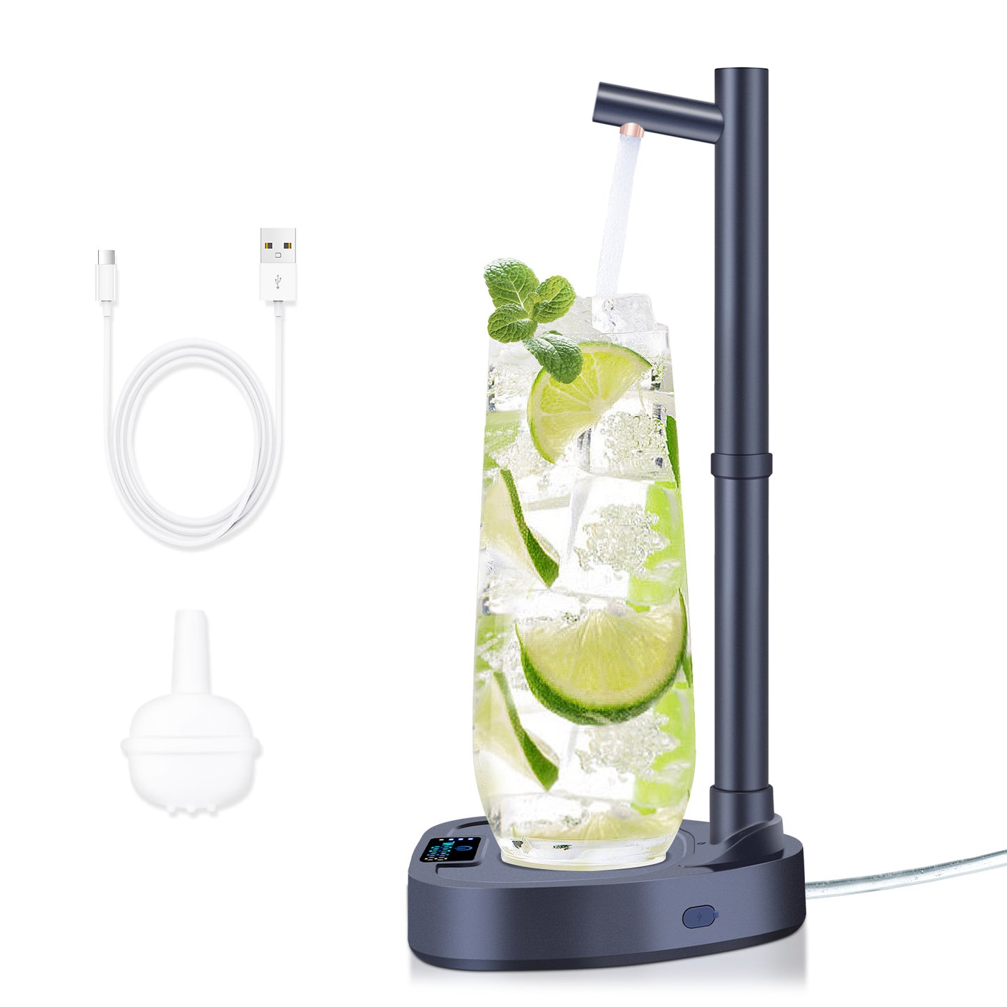 Automatic Water Dispenser with Stand – Rechargeable & Portable Bottle Pump