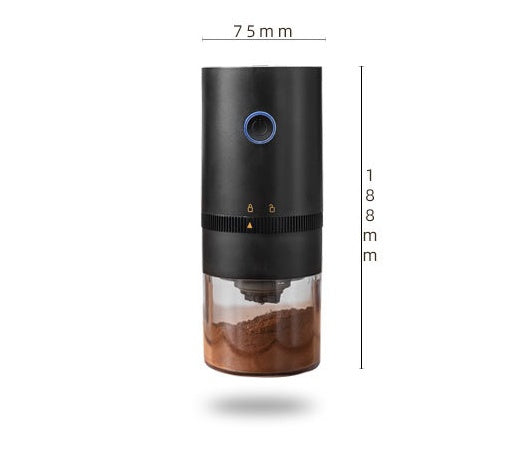 Portable Electric Coffee Grinder – USB Rechargeable with Ceramic Grinding Core