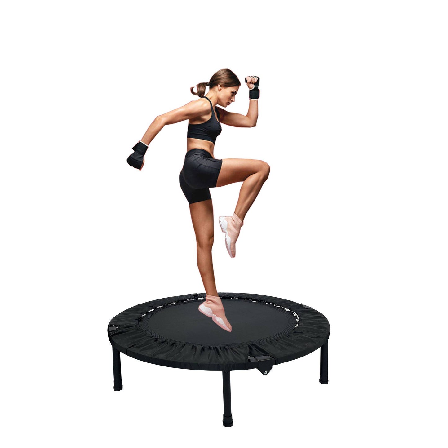 40-Inch Mini Exercise Trampoline – Fun & Effective Cardio Workout for Adults & Kids