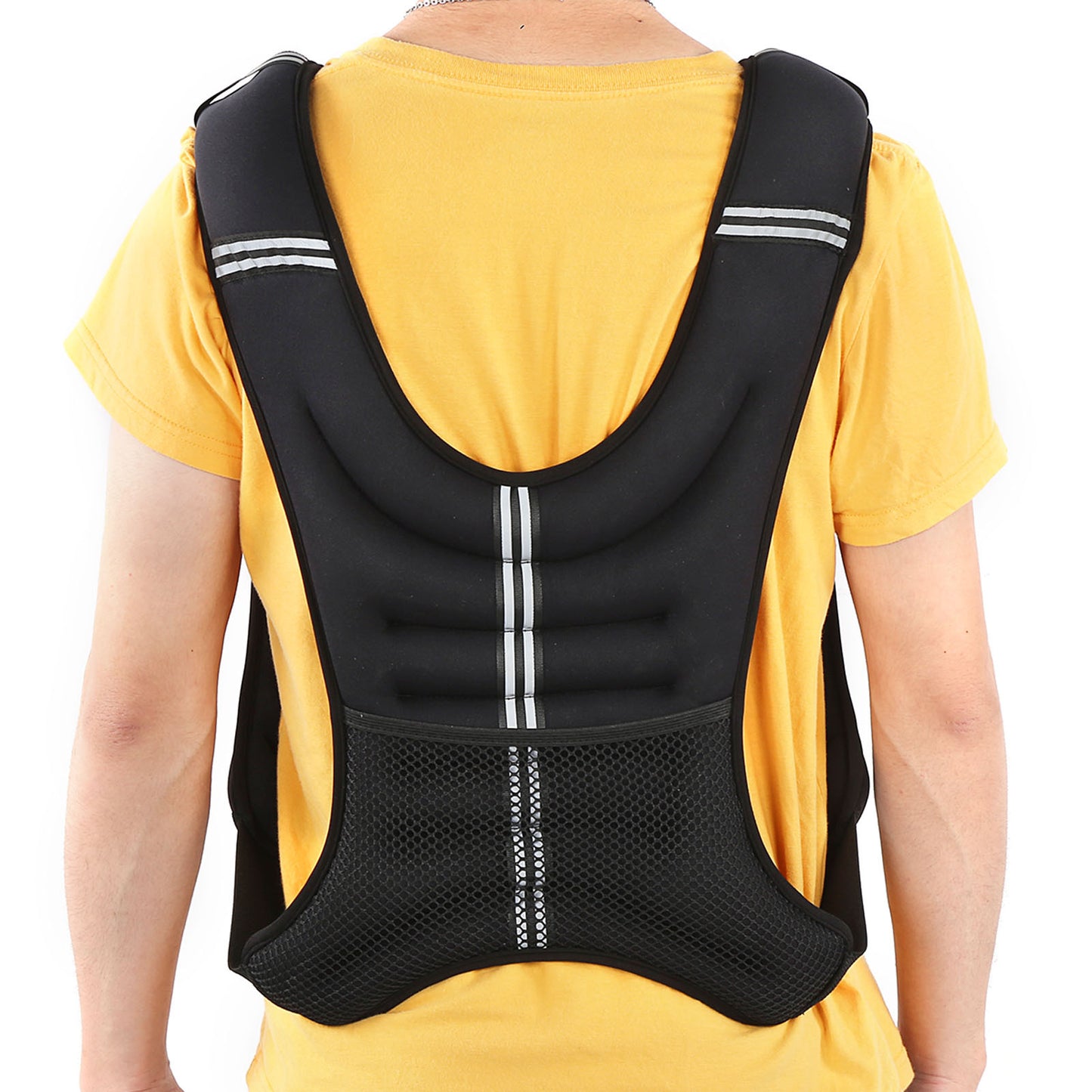 Adjustable Weighted Vest – Strength Training Jacket with Buckle for Workout & Fitness