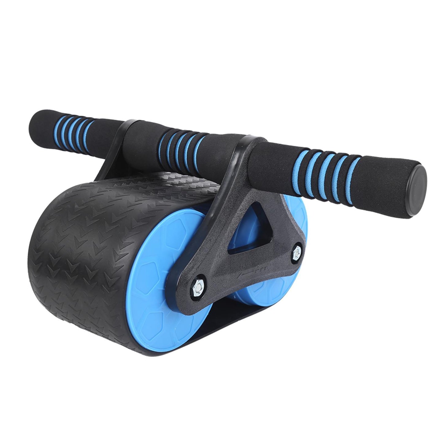 Springback Wheels Ab Roller – Silent Abdominal Exerciser for Core & Push-Up Training (Blue)