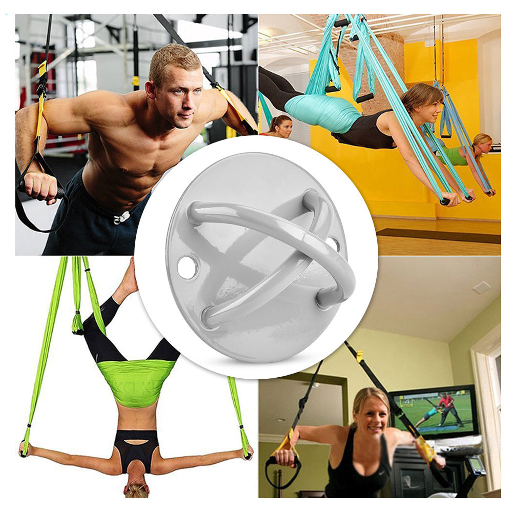 Anti-Gravity Aerial Yoga Hammock with Ceiling Mount – Complete Flying Yoga Sling Set