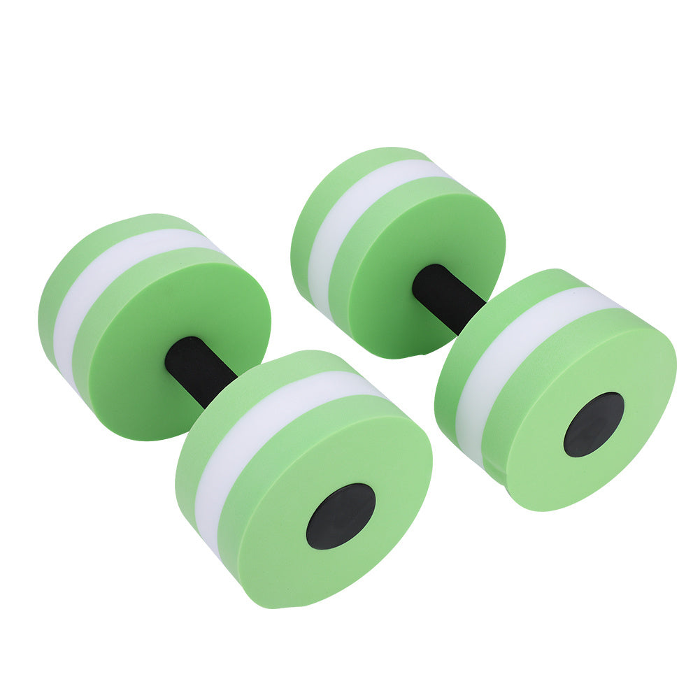 1 Pair Water Float Dumbbells – Fitness, Yoga & Bodybuilding Training Barbell (Green)