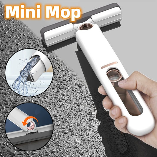 Mini Sponge Squeeze Mop – Portable Cleaning Tool for Home, Car & Glass