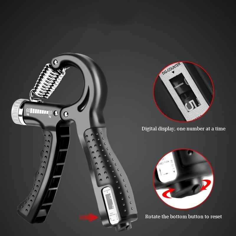 Professional Hand Grip Strength Trainer – Adjustable Carbon Fiber Foam Gripper for Hand & Arm Strength