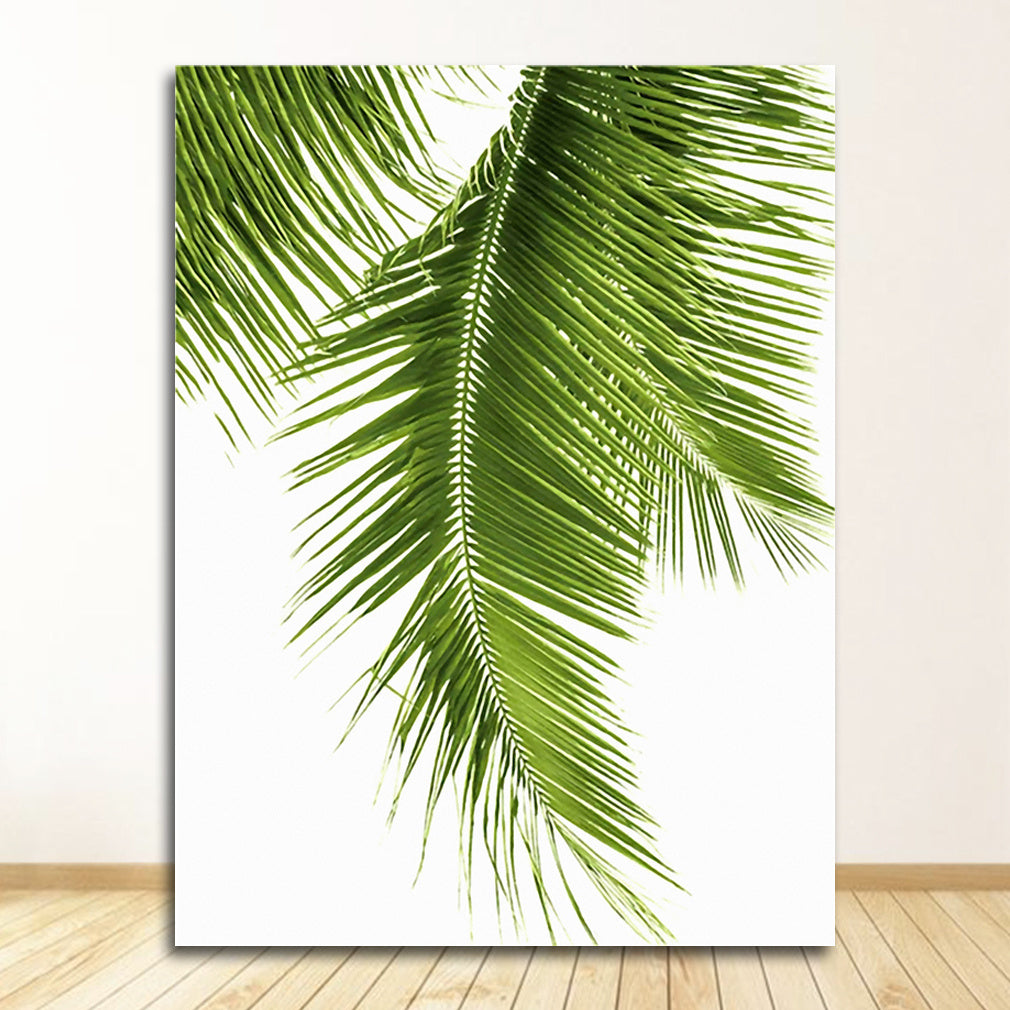 Home Decor Green Plant Canvas Painting – Refresh Your Space with Nature’s Beauty