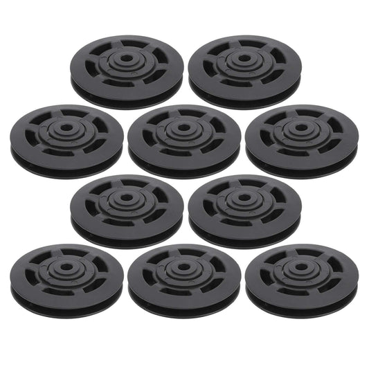 10Pcs 95mm Universal Nylon Bearing Pulley Wheels – Replacement for Gym & Fitness Equipment