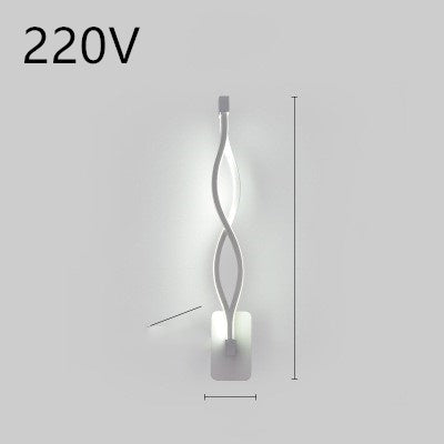 Nordic Minimalist LED Wall Lamp – Elegant Bedside Lighting for Modern Bedrooms