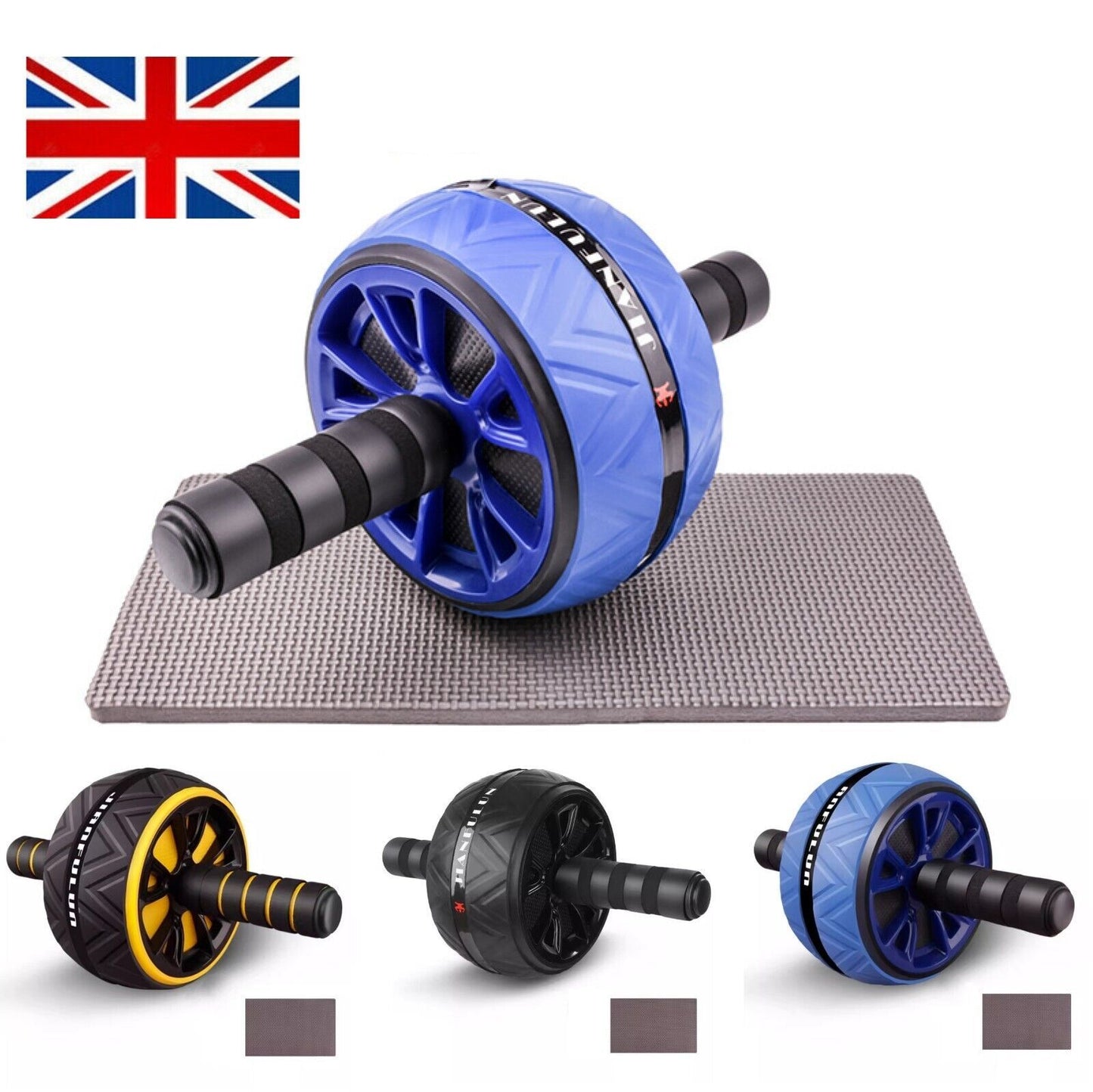 Pro Abs Roller Exercise Wheel – Core Strength & Abdominal Muscle Trainer