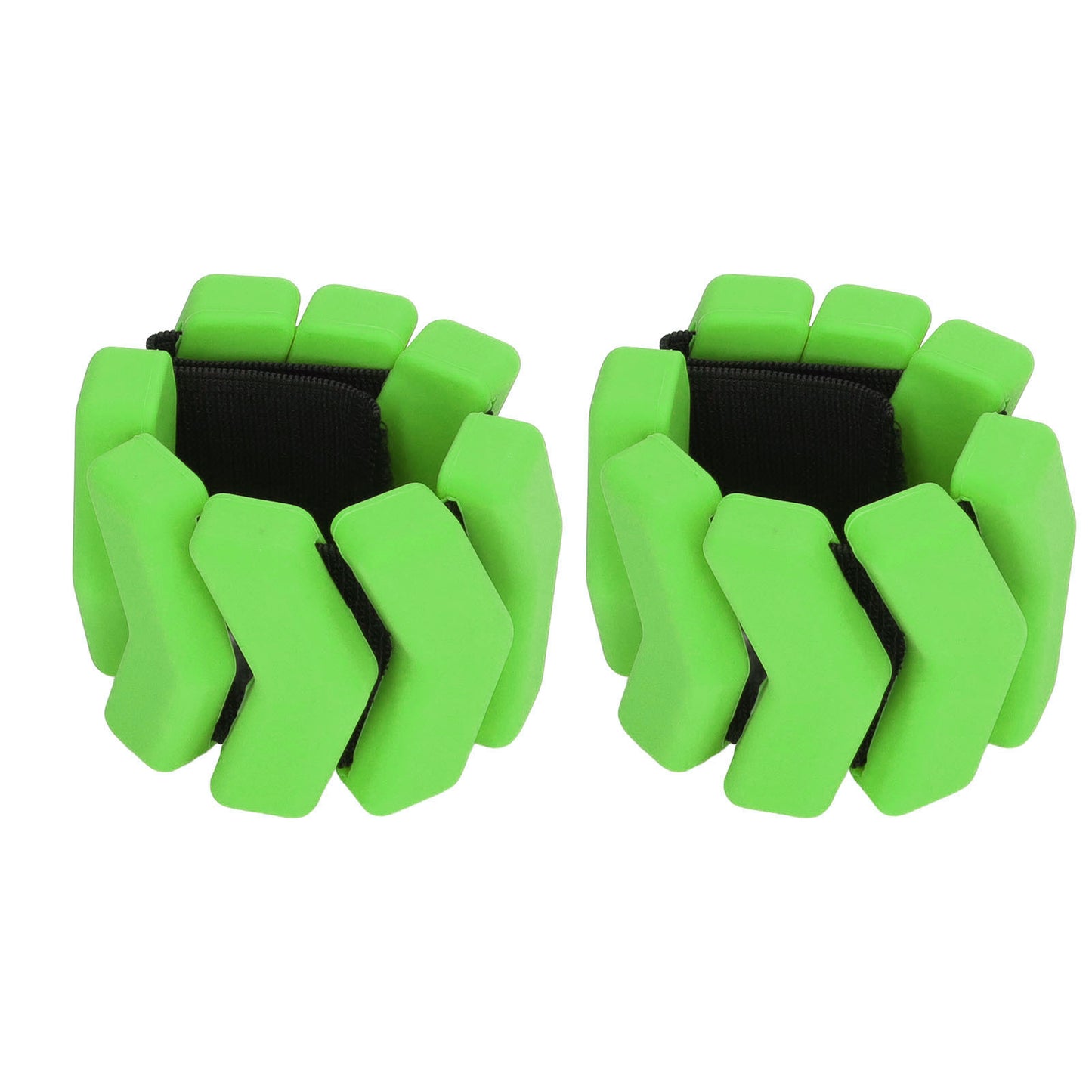 1 Pair Adjustable Resin Weight Bearing Bracelet – Wrist & Ankle Weights for Fitness & Sports (Green)